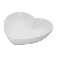 Petisqueira 19x15x6cm Coração de Porcelana